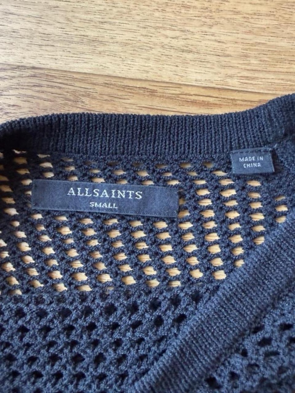 ALLSAINTS Zano Mesh Jumper - Picture 3 of 8